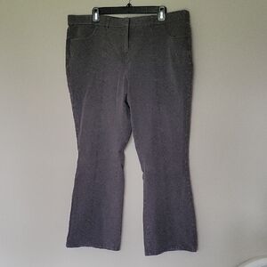 Isaac Mizrahi Charcoal Pants